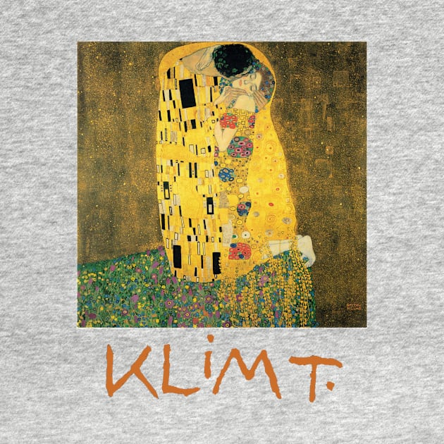 The Kiss by Gustav Klimt by MasterpieceCafe